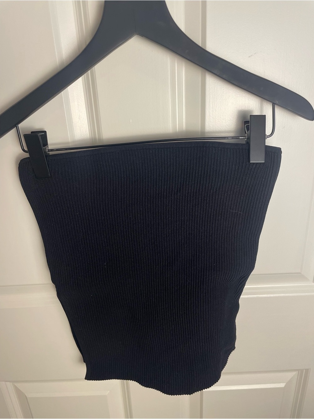 Ribbed Sculpt Knit Tube Top
